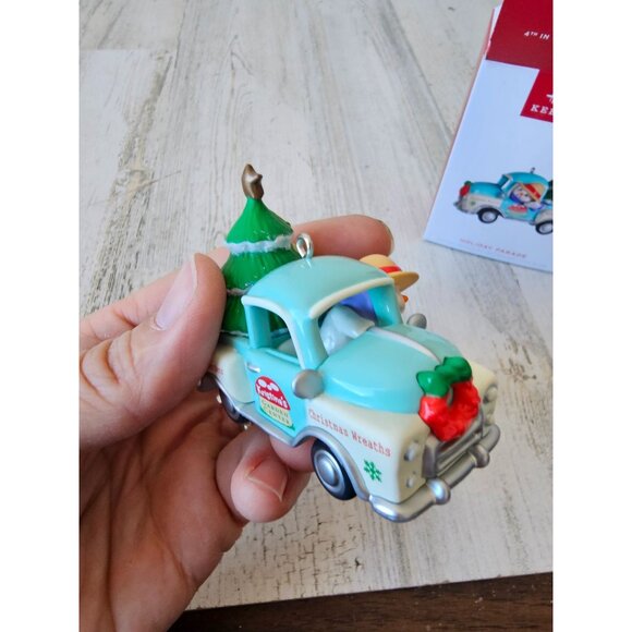 Hallmark holiday parade snowman truck ornament new axis tree 4th - Picture 6 of 9